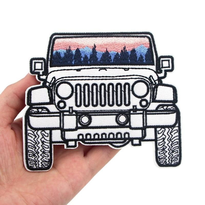 Jeep 'Outdoors' Embroidered Patch