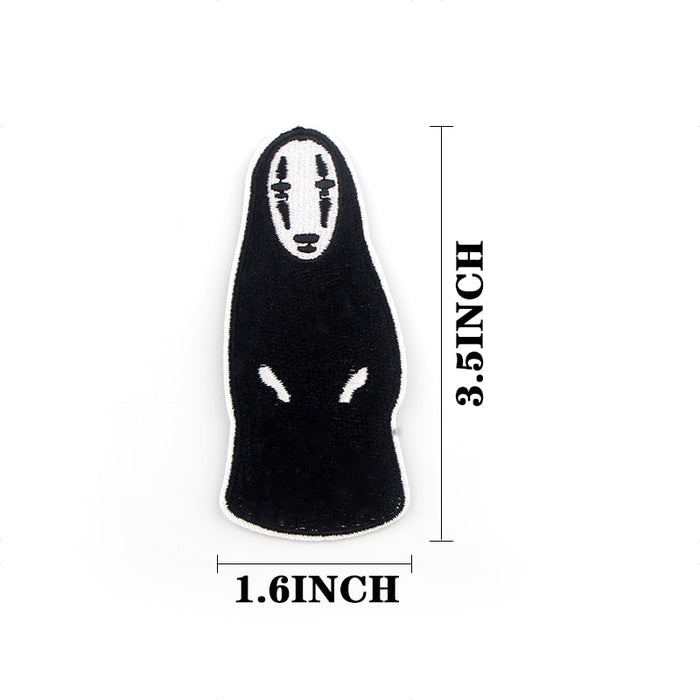Spirited Away 'No Face' Embroidered Patch