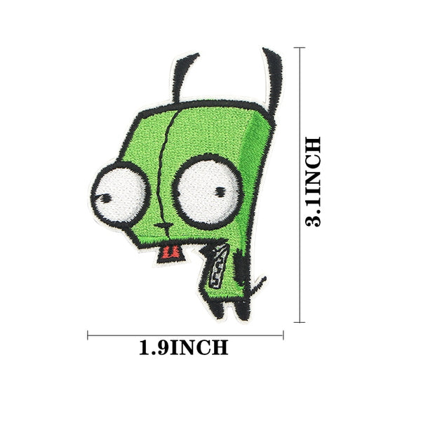 The Invader Zim 'GIR' Embroidered Patch