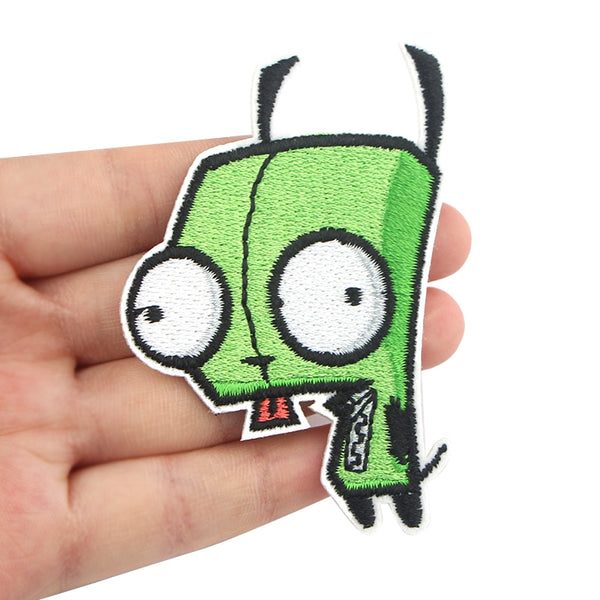 The Invader Zim 'GIR' Embroidered Patch