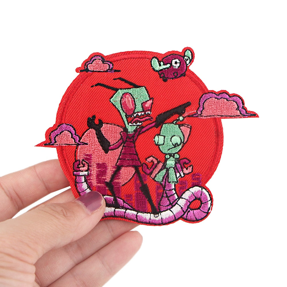 Invader Zim 'Planet Irk' Embroidered Patch