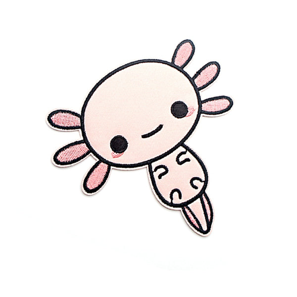 Cute Axolotl Embroidered Patch