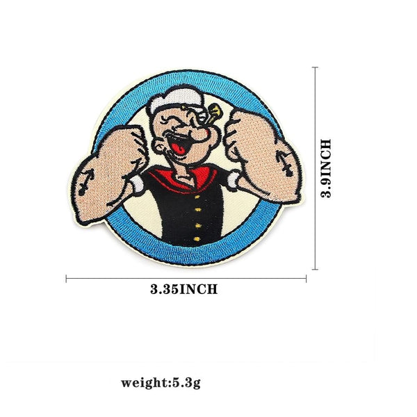 Popeye 'Strong' Embroidered Patch