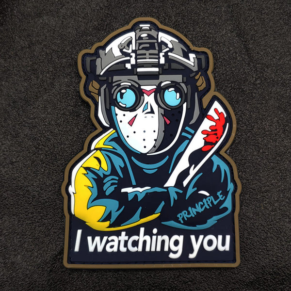 Friday the 13th 'Watching You' PVC Rubber Velcro Patch