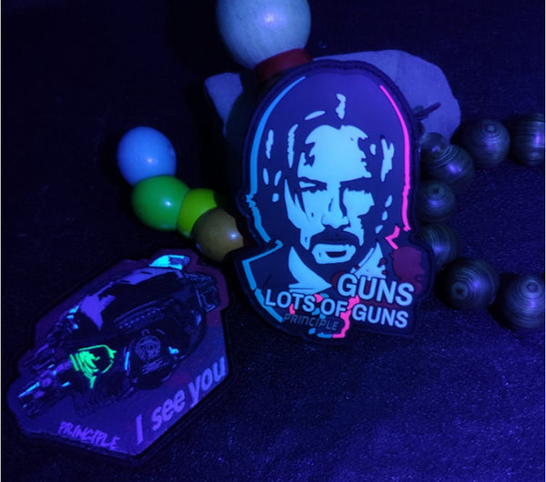 John Wick 'Lots of Guns' PVC Rubber Velcro Patch