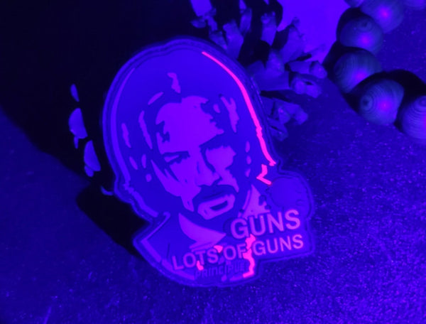 John Wick 'Lots of Guns' PVC Rubber Velcro Patch