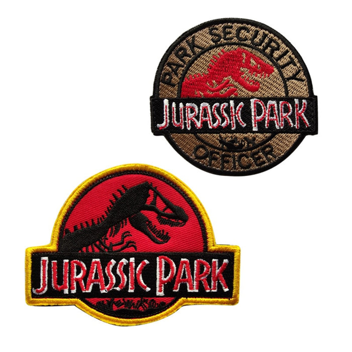 Jurassic Park 'Park Security' Embroidered Velcro Patch