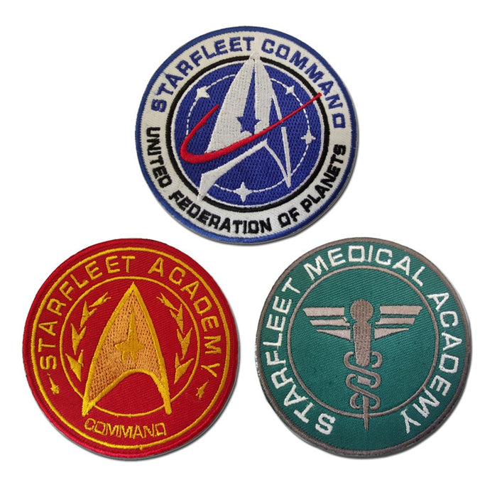 Star Trek 'Starfleet Commander' Embroidered Velcro Patch