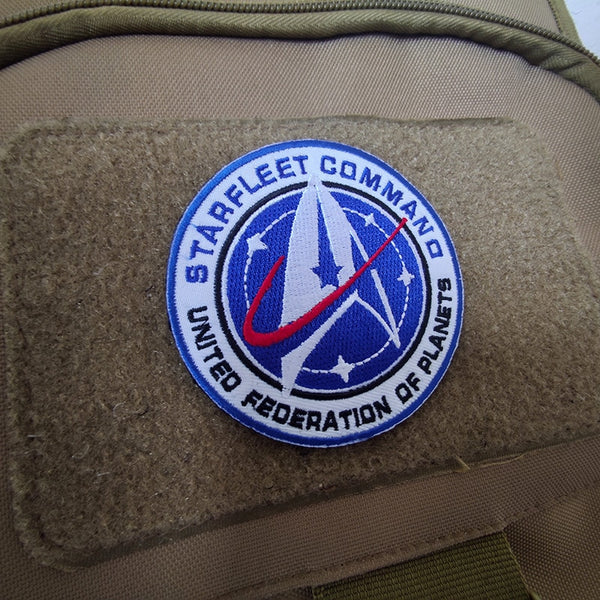 Star Trek 'Starfleet Commander' Embroidered Velcro Patch