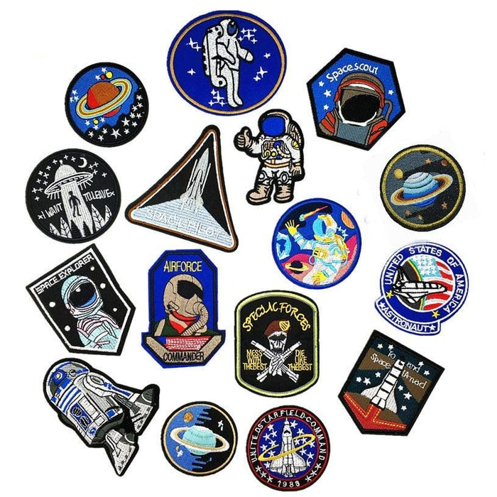 Space 'U.S.A. Astronaut' Embroidered Patch