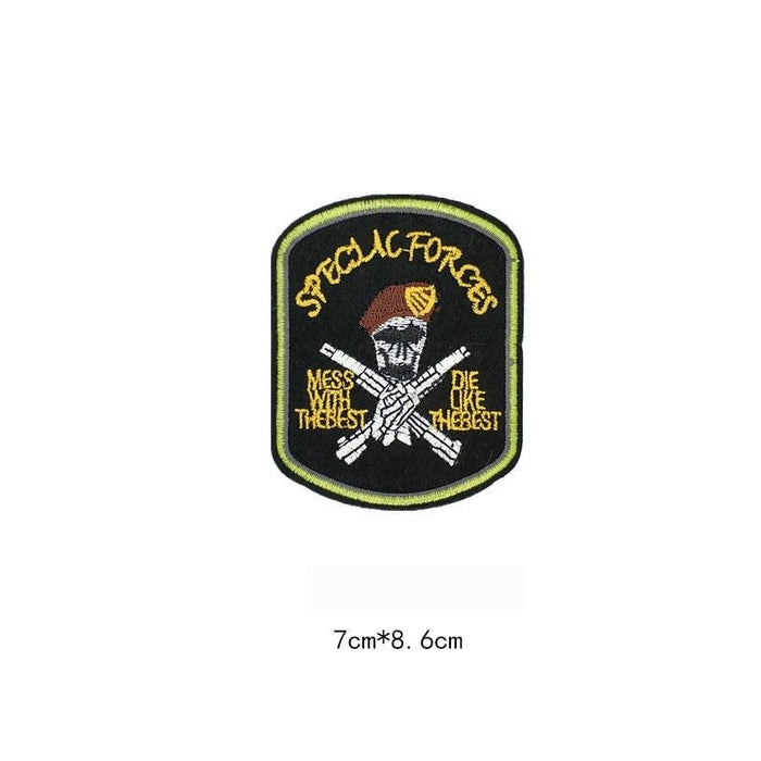 Skull 'Special Forces' Embroidered Patch