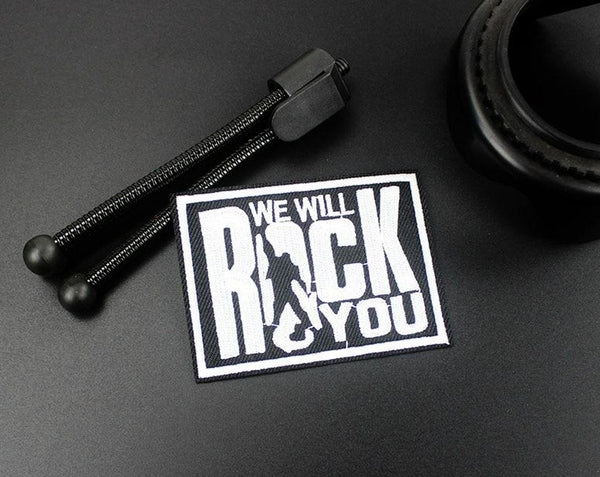 Queen 'We Will Rock You' Embroidered Patch