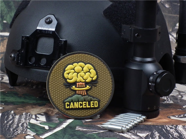 Military Tactical 'Canceled' PVC Rubber Velcro Patch