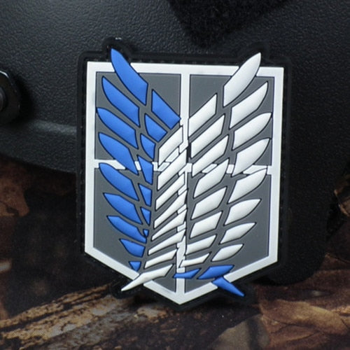 Attack on Titan 'Wings of Freedom' PVC Rubber Velcro Patch