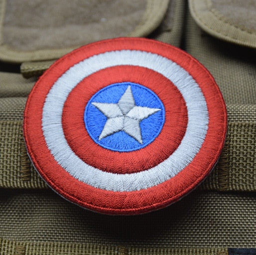 Captain America 'Shield' Embroidered Patch