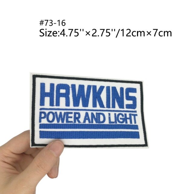 Stranger Things 'Hawkins Power and Light' Embroidered Patch