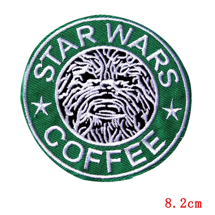 'Star Wars Coffee | Chewbacca' Embroidered Patch