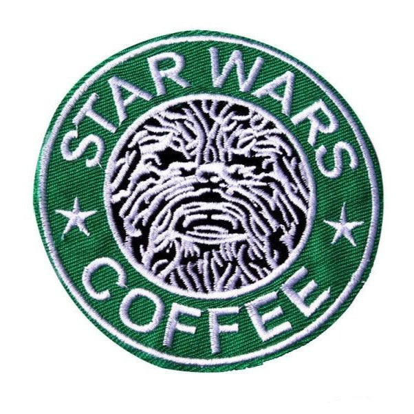 'Star Wars Coffee | Chewbacca' Embroidered Patch