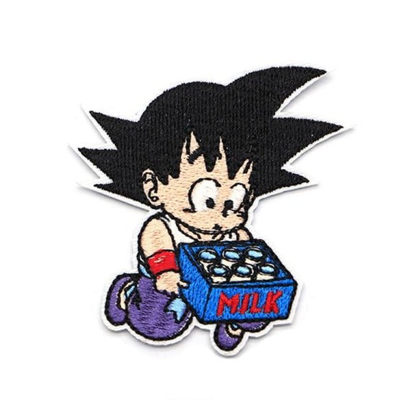 Dragon Ball Z 'Young Goku | Milk' Embroidered Patch
