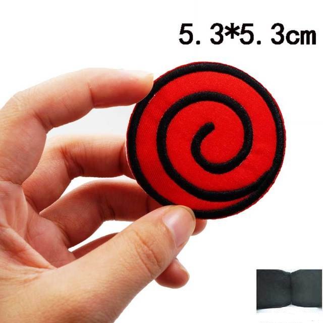 Naruto 'Uzumaki Logo' Embroidered Velcro Patch