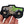 Load image into Gallery viewer, Monster Truck &#39;Gray &amp; Green&#39; Embroidered Velcro Patch
