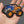 Load image into Gallery viewer, Monster Truck &#39;Blue &amp; Orange&#39; Embroidered Velcro Patch
