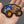 Load image into Gallery viewer, Monster Truck &#39;Blue &amp; Orange&#39; Embroidered Patch
