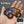 Load image into Gallery viewer, Monster Truck &#39;Blue &amp; Orange&#39; Embroidered Velcro Patch
