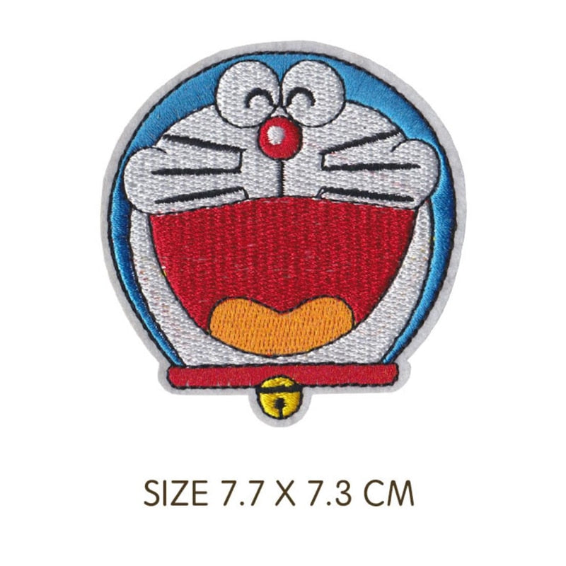 Doraemon 'Blissful' Embroidered Patch