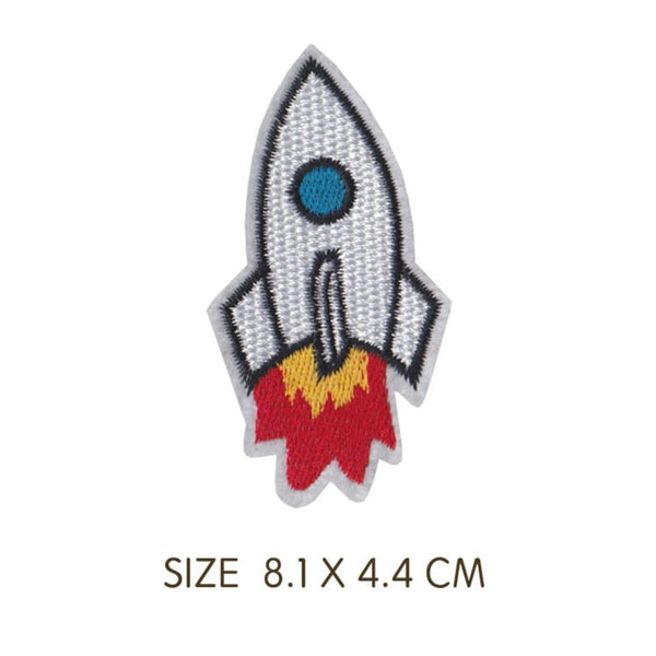 Space 'Rocket Ship' Embroidered Patch