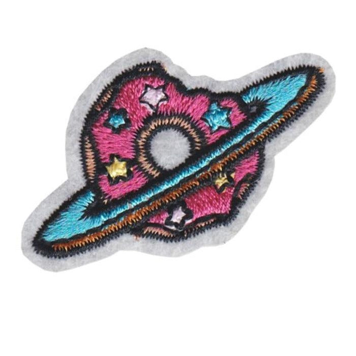 Cute Ringed Donut Embroidered Patch