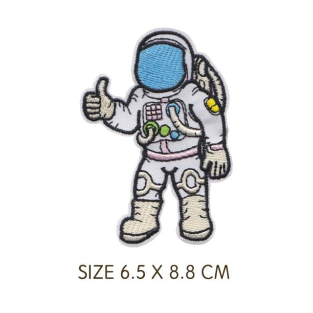 Astronaut 'Thumbs Up' Embroidered Patch