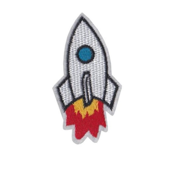 Space 'Rocket Ship' Embroidered Patch