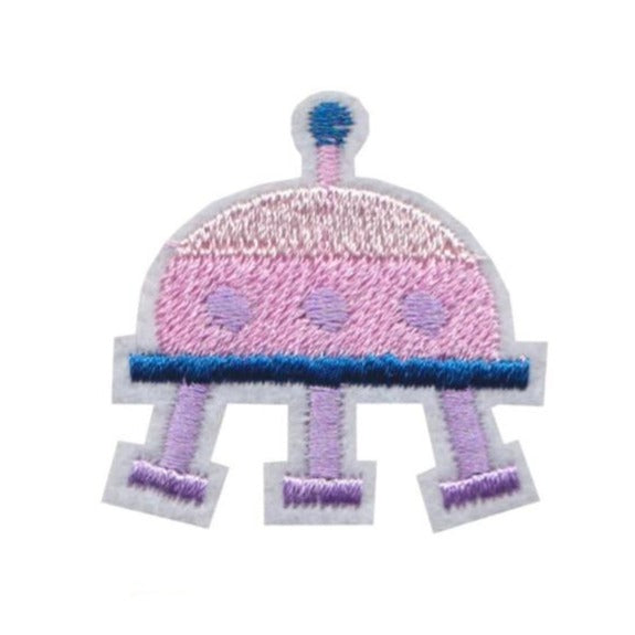 Cute UFO 'Pastel' Embroidered Patch