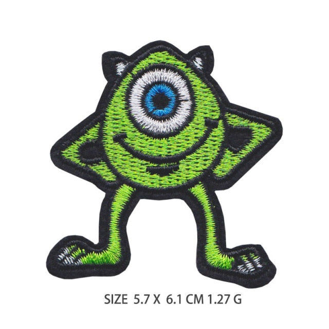 Monsters, Inc. 'Mike Wazowski' Embroidered Patch