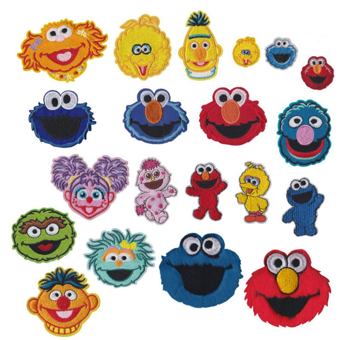 Sesame Street 'Cookie Monster  Small Head' Embroidered Patch — Little Patch  Co