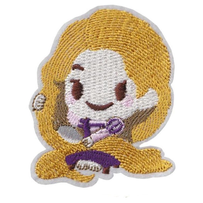 Cute Princess Rapunzel Embroidered Patch
