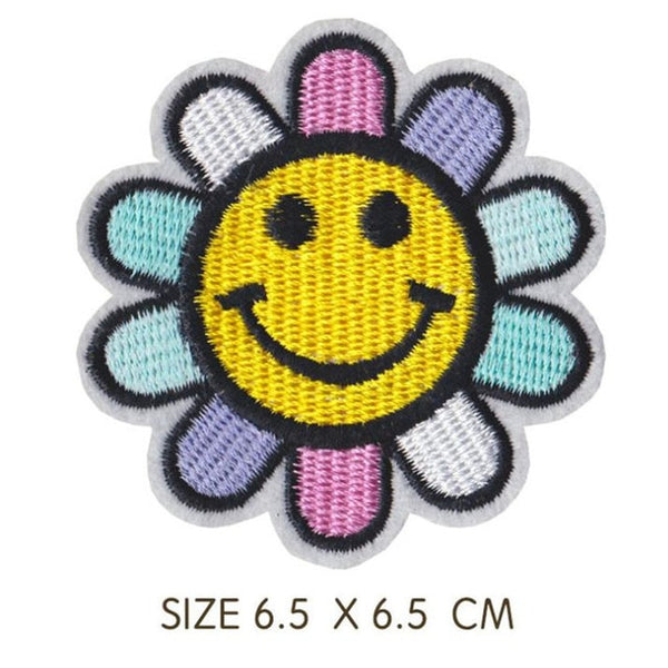 Takashi Murakami Flower Embroidered Patch