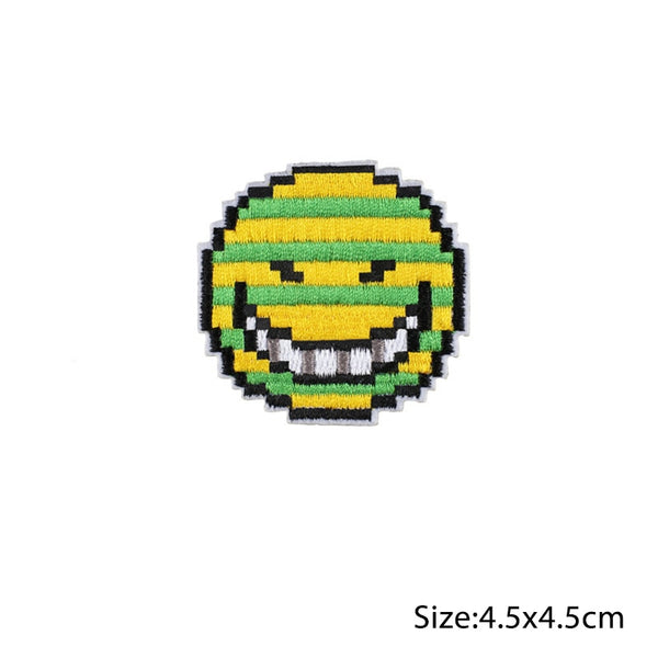 Assassination Classroom 'Koro-sensei | Head Pixel' Embroidered Patch