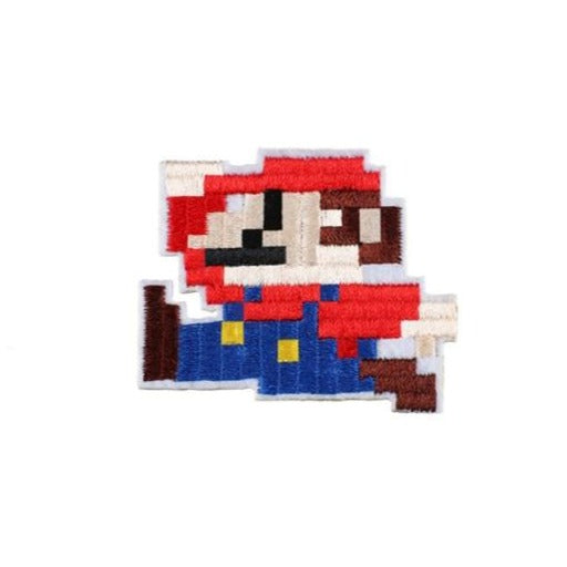 Super Mario Bros. 'Mario | Hopping Pixel' Embroidered Patch