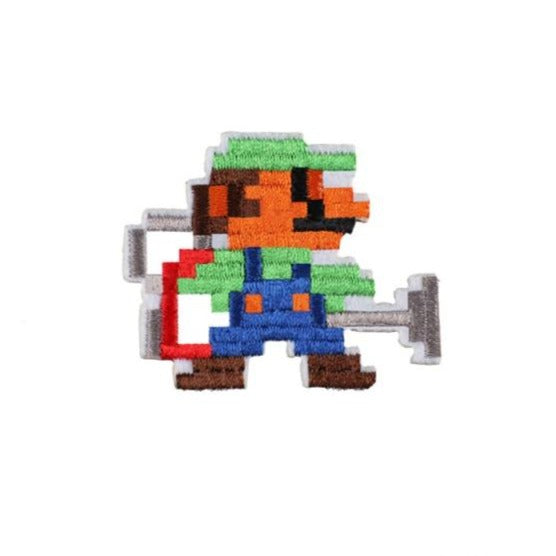 Super Mario Bros. 'Luigi's Poltergust | Pixel' Embroidered Patch