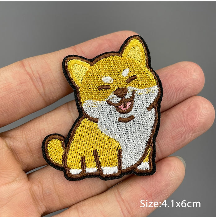 Dog 'Shiba Inu | Smiling 1.0' Embroidered Patch