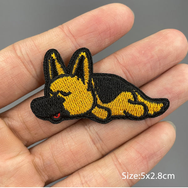 Dog 'Cute German Shepherd' Embroidered Patch