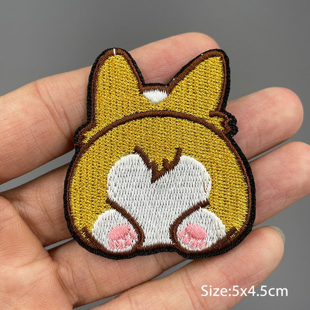 Dog 'Corgi | Hind 1.0' Embroidered Patch