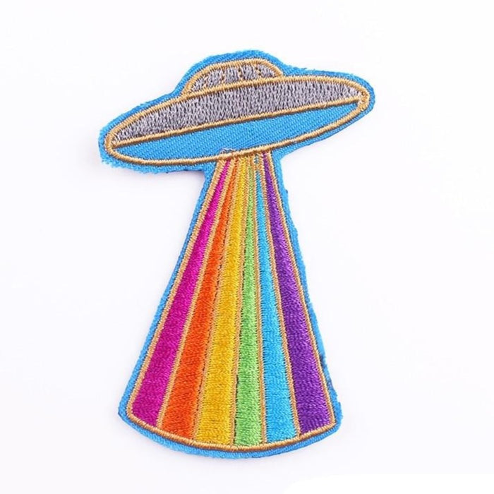 UFO Rainbow Light | 1.0 Embroidered Patch