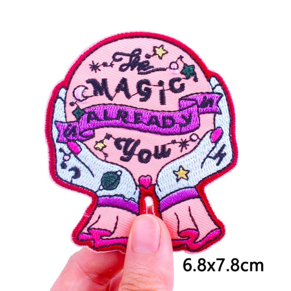 Crystal Ball 'The Magic is Already in You' Embroidered Patch