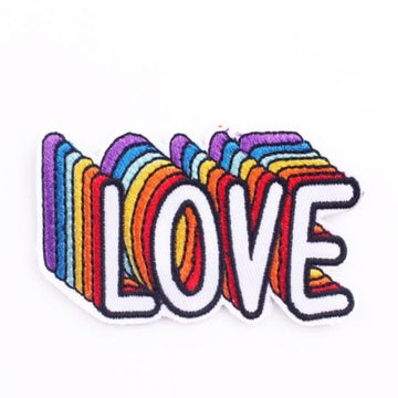 LGBT Pride 'Rainbow Love' Embroidered Patch