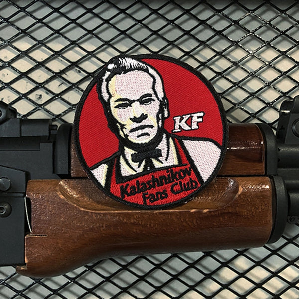 Satirical KFC 'Kalashnikov Fans Club' Embroidered Velcro Patch