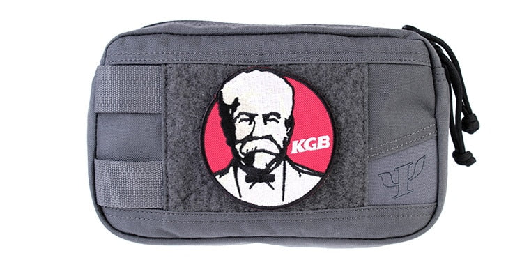 Satirical KFC 'KGB' Embroidered Velcro Patch