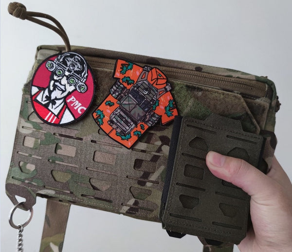 Satirical KFC 'PMC' Embroidered Velcro Patch